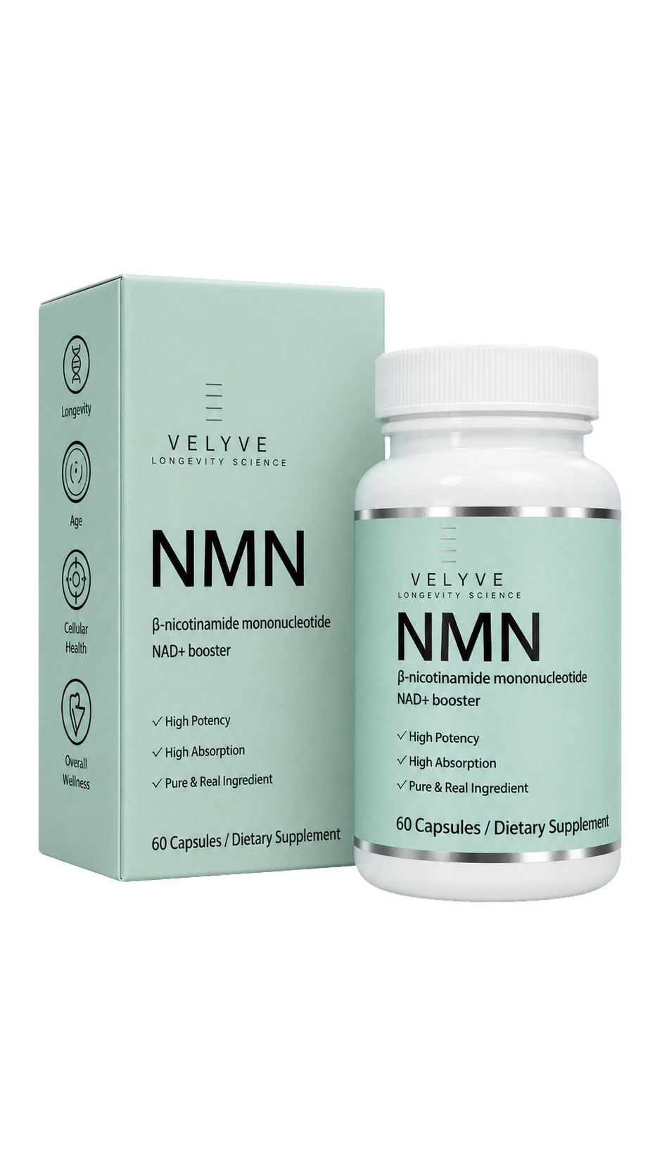 NMN NAD+ Booster by Velyve
