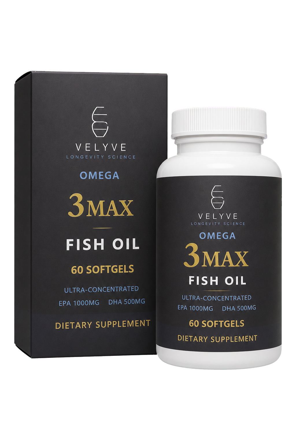 Omega 3MAX Fish Oil by Velyve